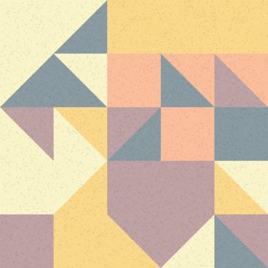 Soyut Geometrik Desen üretken hesaplama sanatı çizimi