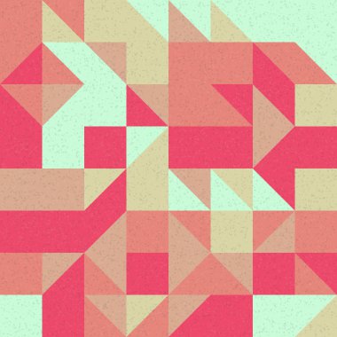 Soyut Geometrik Desen üretken hesaplama sanatı çizimi