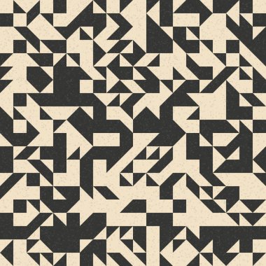 Soyut Geometrik Desen, üretken hesaplama sanatı çizimi