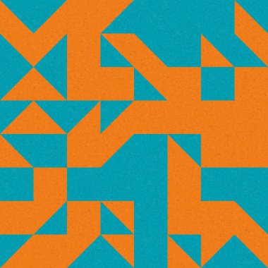 Soyut Geometrik Desen üretken hesaplama sanatı çizimi