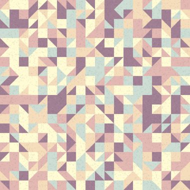 Soyut Geometrik Desen, üretken hesaplama sanatı çizimi