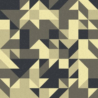 Soyut Geometrik Desen, üretken hesaplama sanatı çizimi