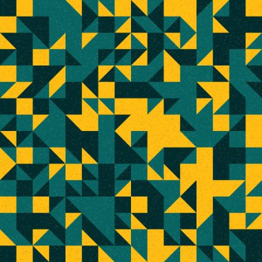 Soyut Geometrik Desen, üretken hesaplama sanatı çizimi