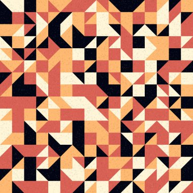 Soyut Geometrik Desen üretken hesaplama sanatı çizimi