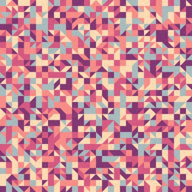 Soyut Geometrik Desen, üretken hesaplama sanatı çizimi