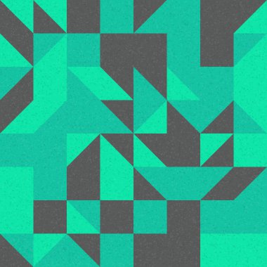 Soyut Geometrik Desen, üretken hesaplama sanatı çizimi