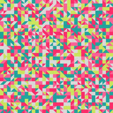 Soyut Geometrik Desen üretken hesaplama sanatı çizimi