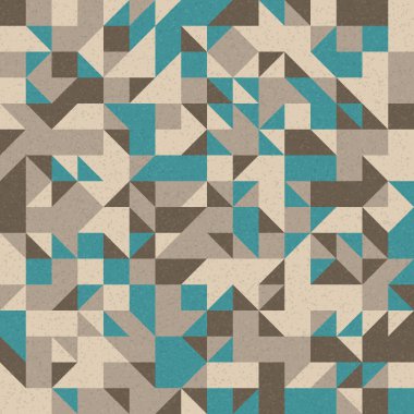 Soyut Geometrik Desen üretken hesaplama sanatı çizimi