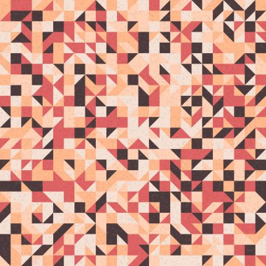 Soyut Geometrik Desen, üretken hesaplama sanatı çizimi