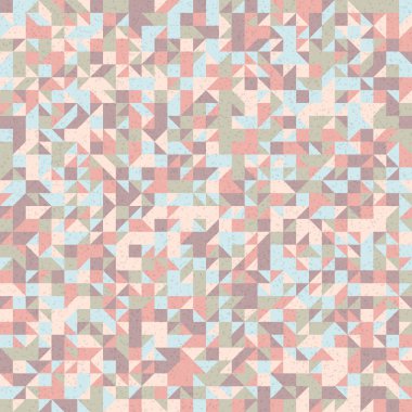 Soyut Geometrik Desen, üretken hesaplama sanatı çizimi