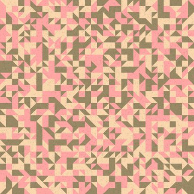 Soyut Geometrik Desen, üretken hesaplama sanatı çizimi