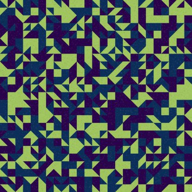 Soyut Geometrik Desen üretken hesaplama sanatı çizimi