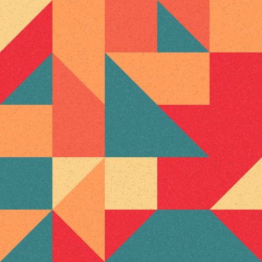 Soyut Geometrik Desen üretken hesaplama sanatı çizimi