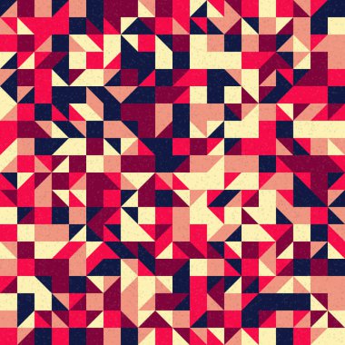 Soyut Geometrik Desen üretken hesaplama sanatı çizimi