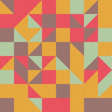 Soyut Geometrik Desen üretken hesaplama sanatı çizimi