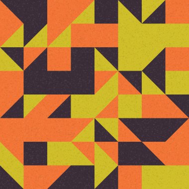 Soyut Geometrik Desen üretken hesaplama sanatı çizimi