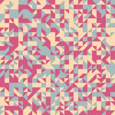 Soyut Geometrik Desen, üretken hesaplama sanatı çizimi