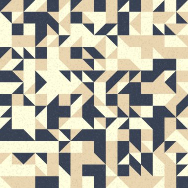 Soyut Geometrik Desen, üretken hesaplama sanatı çizimi