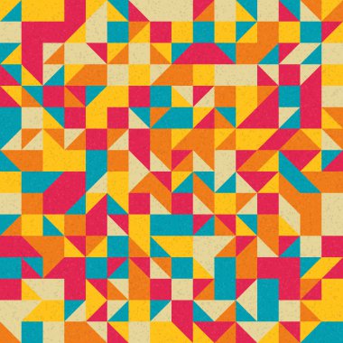 Soyut geometrik desen. vektör illüstrasyonu     