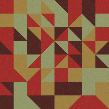 Soyut Geometrik Desen üretken hesaplama sanatı çizimi