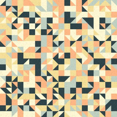 Soyut Geometrik Desen, üretken hesaplama sanatı çizimi