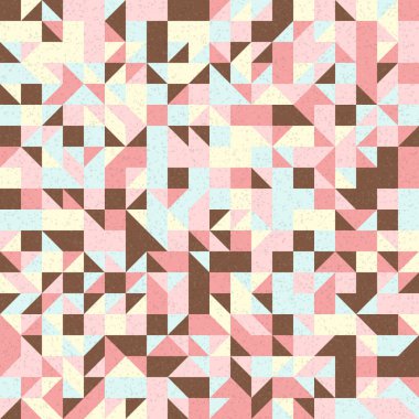 Soyut Geometrik Desen üretken hesaplama sanatı çizimi