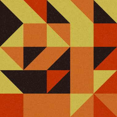 Soyut Geometrik Desen, üretken hesaplama sanatı çizimi