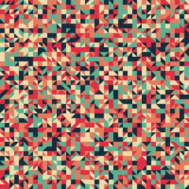 Soyut Geometrik Desen üretken hesaplama sanatı çizimi