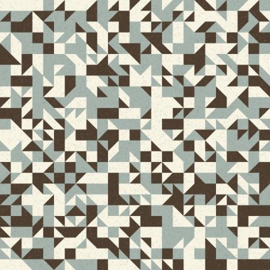 Soyut Geometrik Desen, üretken hesaplama sanatı çizimi