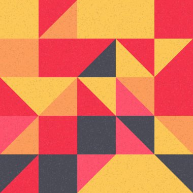 Soyut Geometrik Desen, üretken hesaplama sanatı çizimi