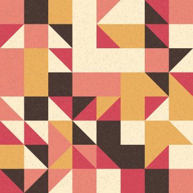 Soyut Geometrik Desen, üretken hesaplama sanatı çizimi