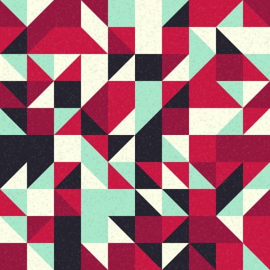 Soyut geometrik desen. vektör illüstrasyonu     