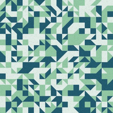 Soyut Geometrik Desen üretken hesaplama sanatı çizimi