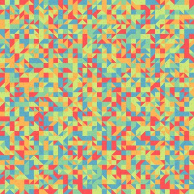 Soyut Geometrik Desen üretken hesaplama sanatı çizimi