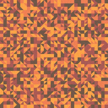 Soyut Geometrik Desen, üretken hesaplama sanatı çizimi