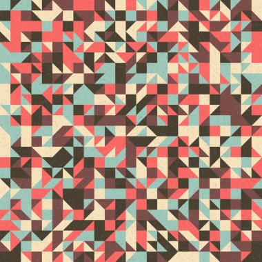 Soyut Geometrik Desen üretken hesaplama sanatı çizimi