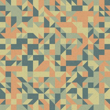 Soyut Geometrik Desen üretken hesaplama sanatı çizimi