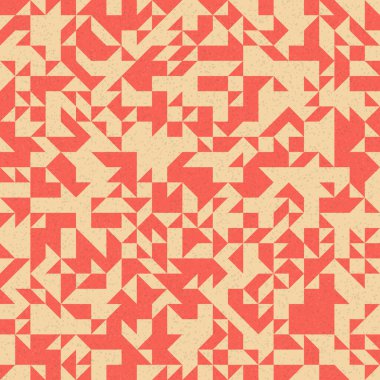 Soyut Geometrik Desen üretken hesaplama sanatı çizimi