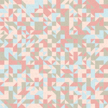 Soyut Geometrik Desen üretken hesaplama sanatı çizimi