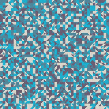 Soyut Geometrik Desen, üretken hesaplama sanatı çizimi