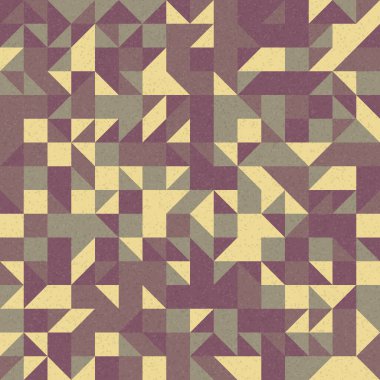 Soyut Geometrik Desen, üretken hesaplama sanatı çizimi