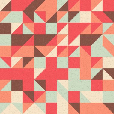 Soyut Geometrik Desen üretken hesaplama sanatı çizimi