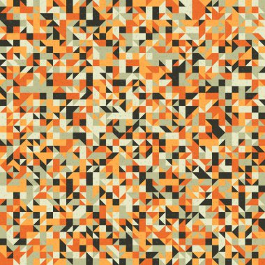 Soyut Geometrik Desen üretken hesaplama sanatı çizimi