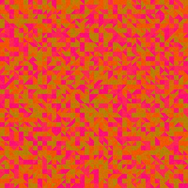 Soyut Geometrik Desen, üretken hesaplama sanatı çizimi