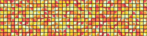 Soyut Geometrik Desen üretken hesaplama sanatı çizimi