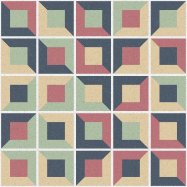 Soyut Geometrik Desen üretken hesaplama sanatı çizimi