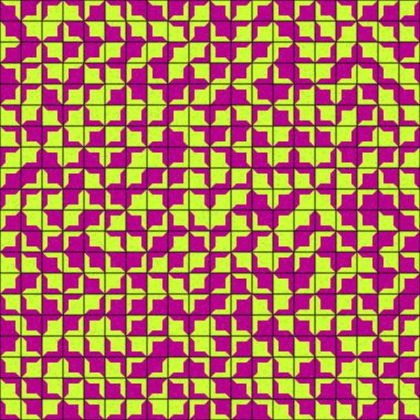 Soyut Geometrik Desen üretken hesaplama sanatı çizimi