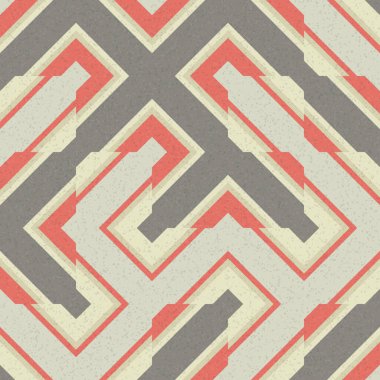 Soyut Geometrik Desen üretken hesaplama sanatı çizimi