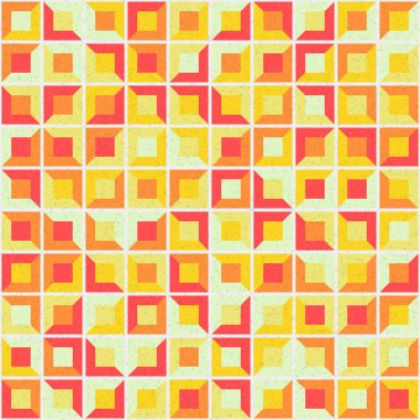 Soyut Geometrik Desen üretken hesaplama sanatı çizimi