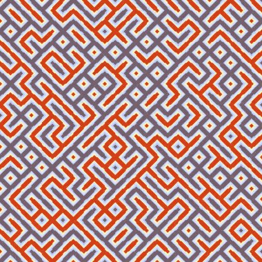 Soyut Geometrik Desen üretken hesaplama sanatı çizimi